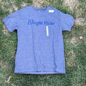 DISNEY SM SINGLE RIDER GRAY T SHIRT NWT